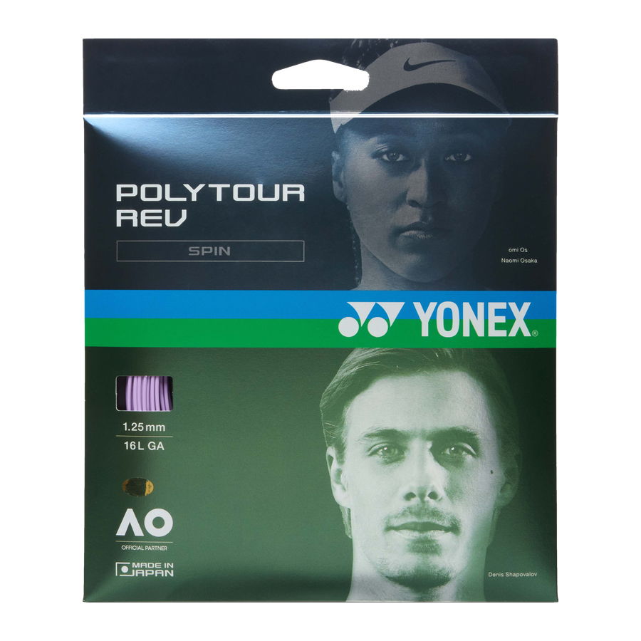 Yonex PolyTour REV 125 Purple Set